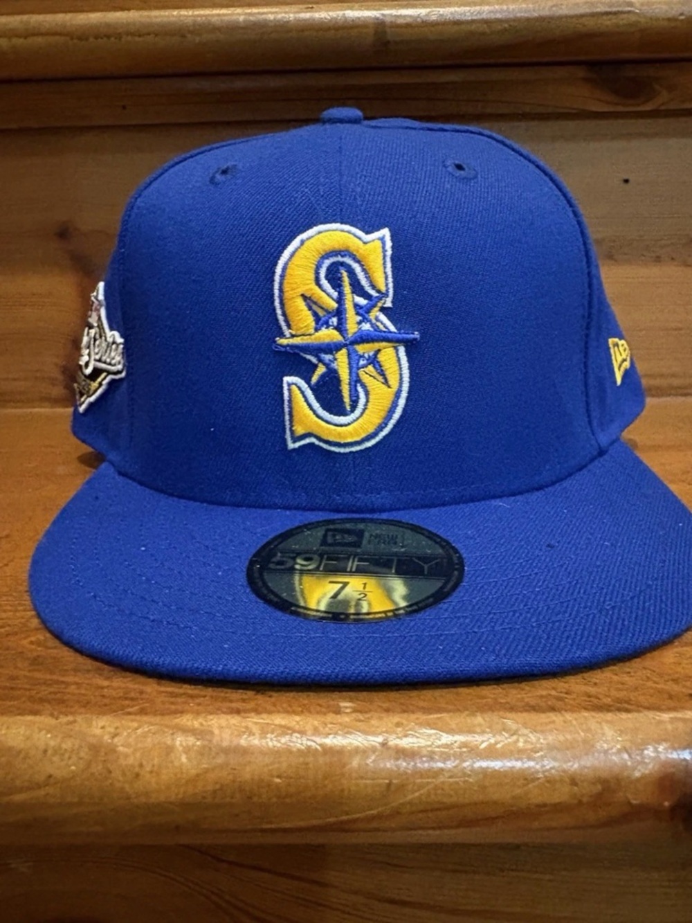 New Era Royal Blue & Yellow Mariners Fitted Cap